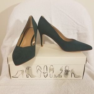 Jade Green Classic Heels